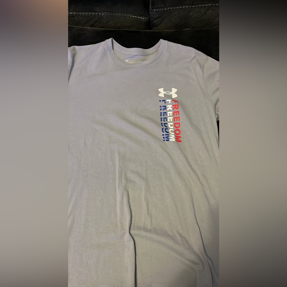 Grey under armour limited edition 4th of July